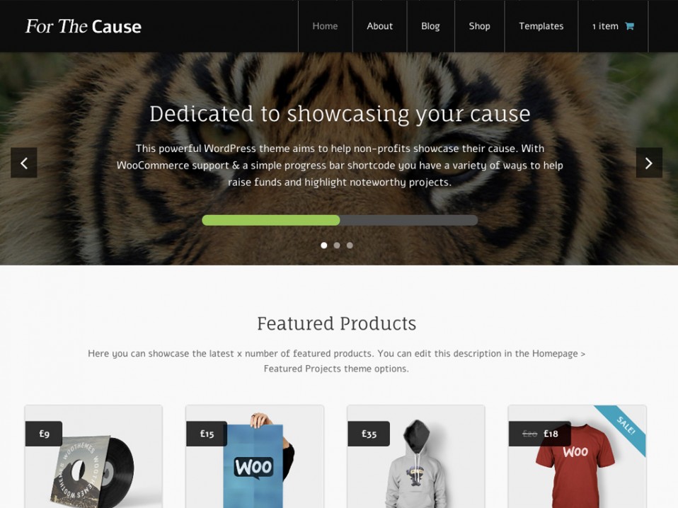 For The Cause Woothemes