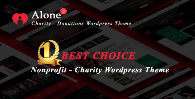 Alone - Charity Multipurpose Non-profit WordPress Theme