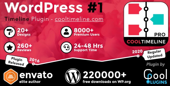 Cool Timeline Pro - WordPress Timeline Plugin - Free Download ...