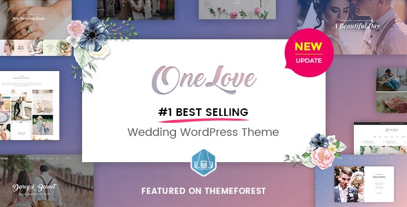 OneLove – The Elegant & Clean Multipurpose Wedding