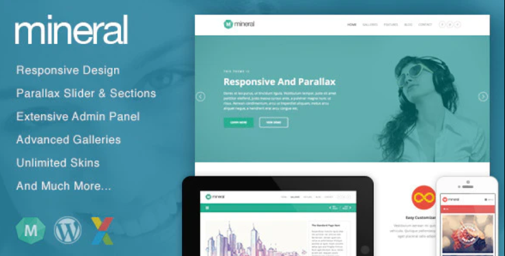 Mineral - Responsive Multi-Purpose WordPress Theme - Free Download ...